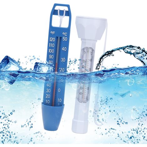 Thermomètre de Piscine Flottant avec Corde - Idéal pour Mesurer la Température de l'Eau en Extérieur - Précis et Fiable -AUTRES (1/5)