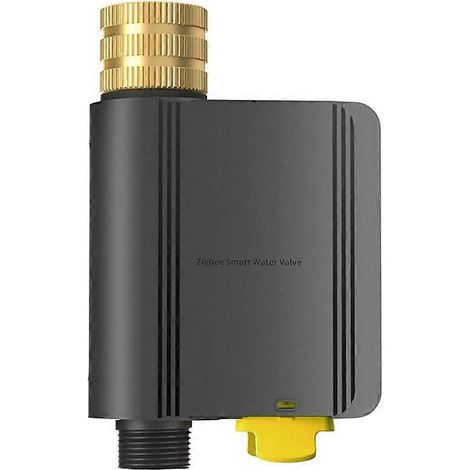 Vanne d'arrosage intelligente Zigbee G3/4 sans débitmètre, programmateur d'arrosage automatique, télécommande pour tuyau d'arrosage de jardin (1/4)