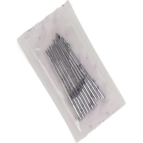 100 aiguilles machine à coudre TQ1 taille 14 en acier brillant, pointes fines pour broderie et travaux créatifs, lot de 100 pièces (1/5)