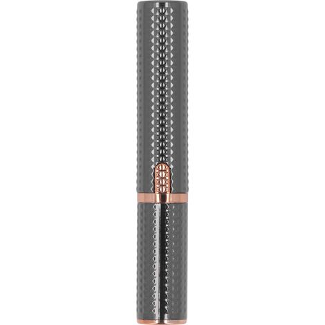 Tondeuse à sourcils électrique 3 en 1 pour femmes, coupe précise, rechargeable par USB, épilateur facial avec 2 têtes de rechange, noire (1/5)