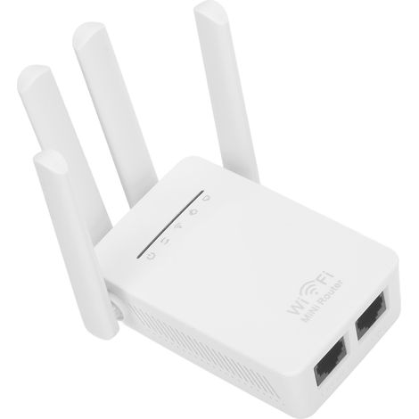 Répéteur/amplificateur Wi-Fi 300 Mbps, 2,4 GHz, routeur sans fil pour la maison et le bureau, prise 100-240 VEU (1/5)
