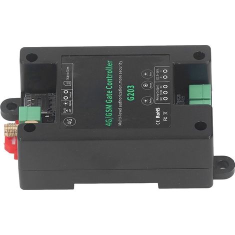 Ouvre-porte GSM G203 3G 4G, accès à la porte de Garage, télécommande, prise en charge du redémarrage, réinitialisation, DC9-36V (1/5)