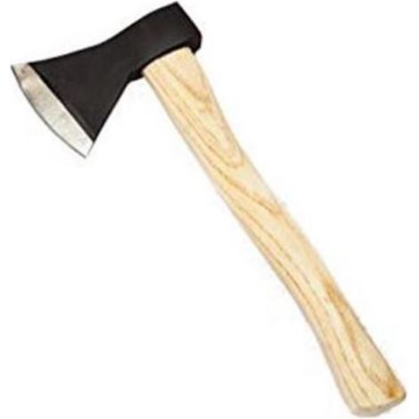 Accettino manico legno 600 gr, testa in acciaio C45