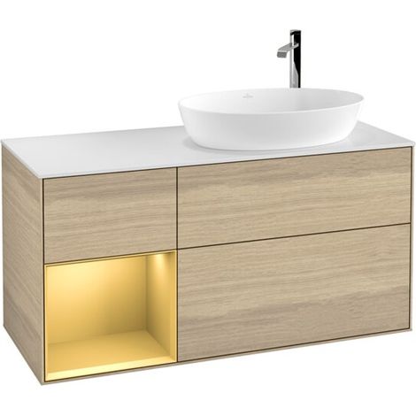Villeroy & Boch F921HFPC Meuble sous-lavabo Finion F92 (1/2)