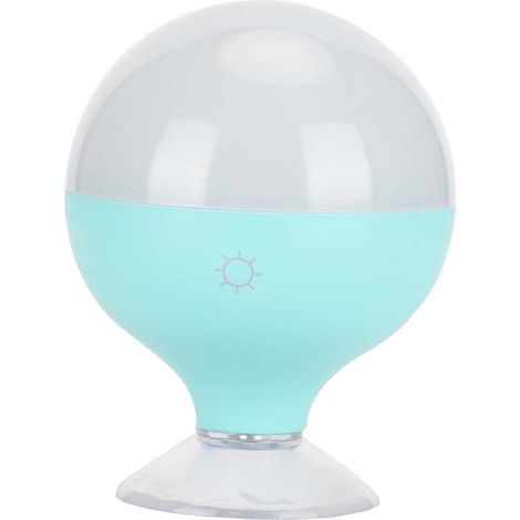 Lampe maquillage LED rechargeable, ampoule à ventouse verte, couleurs réglables, éclairage ajustable, sans fil, pratique pour coiffure et beauté. (1/5)