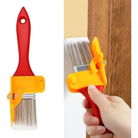 1 pinceau, une brosse à bordures et un outil de coupe pour les murs et plafonds des pièces de bureau à domicile (1/5)