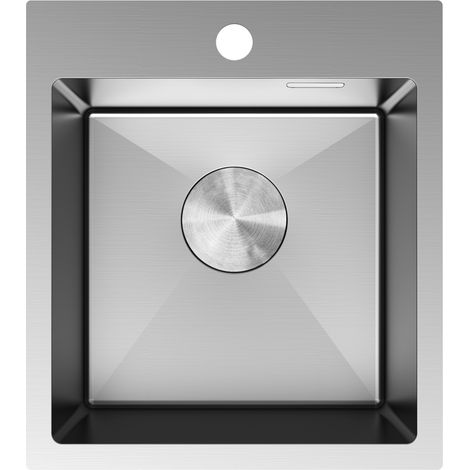 Mexen Solix évier en acier inoxydable 1-bac 400 x 450 mm, inox - 6401401000-01 (1/5)
