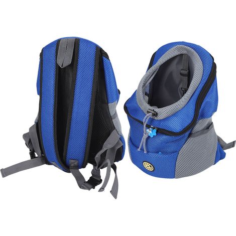 Sac à dos pour animaux de compagnie - Ventilation, confort, espace, respect de l'environnement, esthétique - Bleu (1/5)