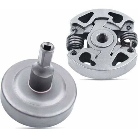 Embrayage et Cloche d'embrayag kit pour Stihl FS38 FS40 FFS50 FS55 et Plus séries,argent,6.76.3,6.11.3 (1/4)