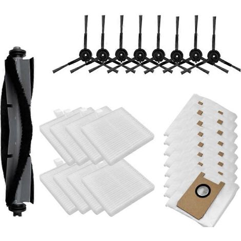 pour AIRROBO T20 Brosses principale/latérale filtre HEPA sac poussière balayage Robot accessoires et Pièces (1/5)