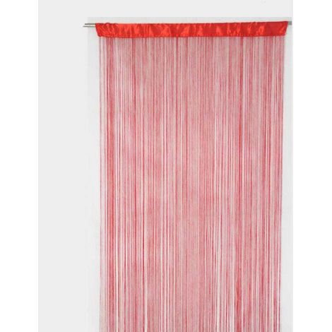 UlisemInterior Designer - Tenda a fili Guopo 90x200cm Rouge (1/4)