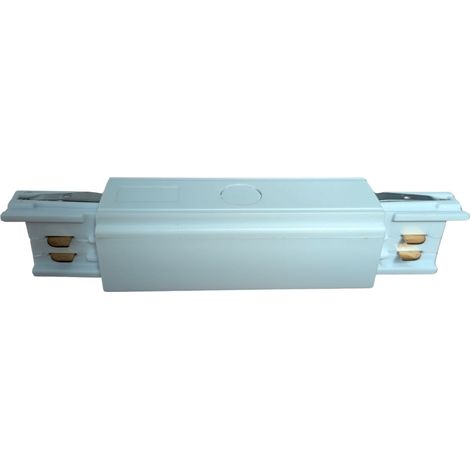 Connettore Giunto Lineare Lungo Forma I Colore Bianco Per Barra Sistema Binario Trifase CB40101 CB40102 CB40103 (1/3)