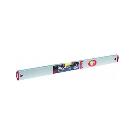SOFOP TALIAPLAST - Niveau "NIVOTOP" aluminium rectangulaire 2 fioles 60cm