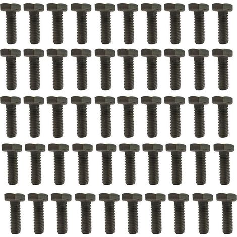 50 vis 10 x 30 mm hexagonales inox a4 aisi 316