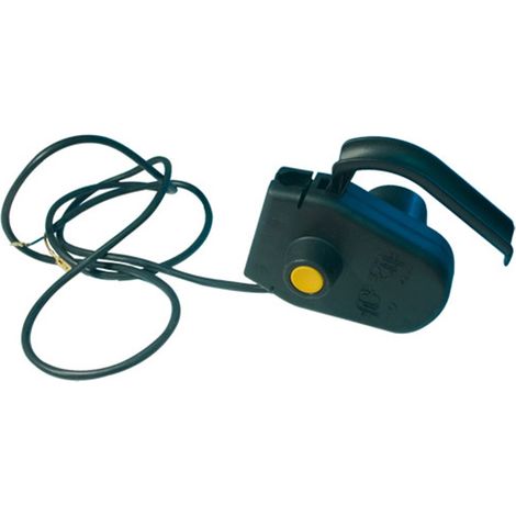Interrupteur de sécurité pour tondeuse électrique 10 Ampères – Longueur câble 1.30m – Fixation sur bras de 18 à 25mm