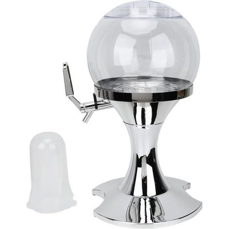 3.5L Argent Forme sphérique Distributeur de bière Distributeur de boissons Distributeur de bière Tool Bar Club Accessoires