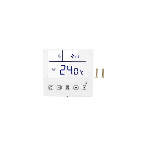 Termostato digital para aire acondicionado: función de ventilador, indicador de temperatura, apto para hoteles y hogares – 220 V