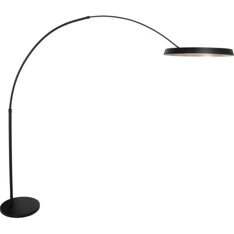Steinhauer - stehlampe - Ringlux - schwarz - metall - bogenlampe (1/4)
