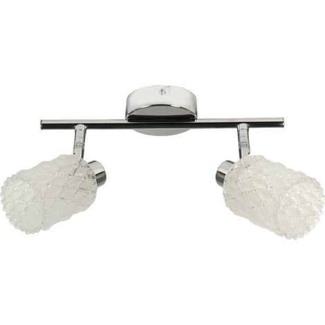 Plafonnier mural Candellux TRANS 2xG9 chrome/verre IP20