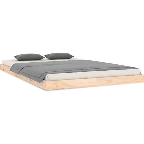 Maison Exclusive - Cadre de lit sans matelas 120x200 cm bois de pin massif (1/5)