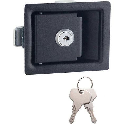 Serrures de porte d'entrée pour camping-car, caravane, bateau ou véhicule de loisirs (type poussoir) (1/5)