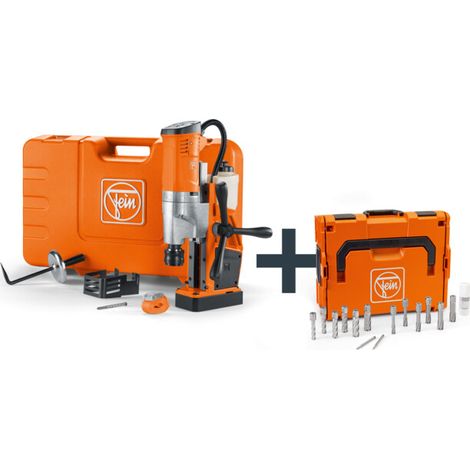 Carotteuse magnétique universelle Fein jusqu'à 35 mm 1.100 W avec accessoires dans L-Boxx - 72705463000 (1/3)