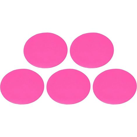 Lot de 5 disques marqueurs d'entraînement de football, résistants aux intempéries, flexibles, alternative aux cônes d'entraînement classiques pour terrain de football. (1/5)
