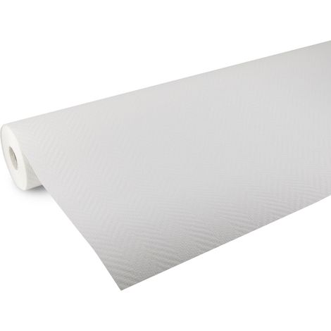 Fresco - Fiberglasrolle Vorgestrichen - Herringbone - 25m - Weiss (1/5)