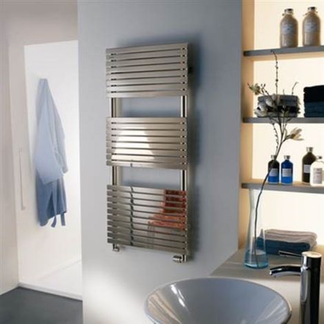 Radiatore scaldasalviette stefania 1120x500 inox lucido d.30 mm - cordivari (1/2)