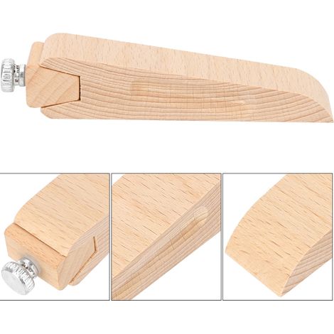 Bloc de Ponçage en Bois avec Revêtement en Cuir pour Projets DIY - Accessoire de Ponçage Manuel (1/5)