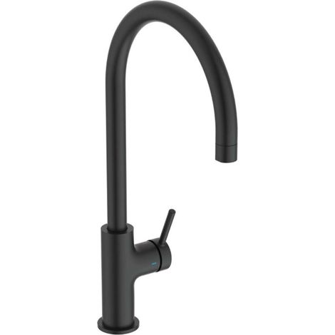Ideal Standard Ceraline Nuovo - Grifo de fregadero, negro seda BE265XG (1/5)