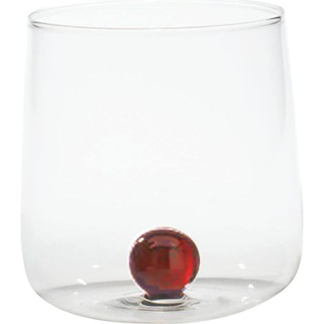 Bicchiere borosilicato Bilia Tumbler Zafferano set 6 pezzi colore Ambra (1/5)