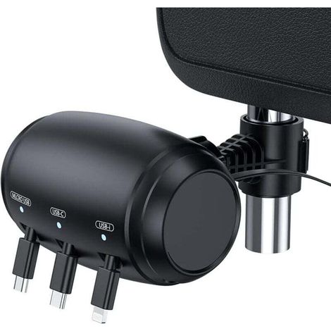 in 1 Retractable Car Charging Box Compatible with All Phones/iPhone/Samsung/Share Ride Customer Taxi MUMU (1/4)