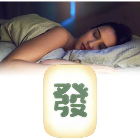 Mahjong-Glücksbringer-Nachtlicht, niedliches Mini-Nachtlicht im chinesischen Stil, tragbar, USB-beheizbar (1/5)