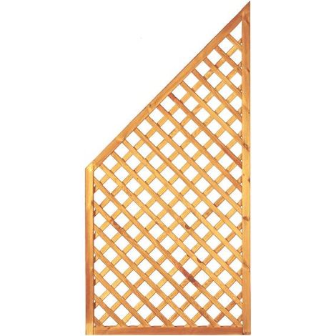Diagonal-Rankzaun Ecke 90 x 180/90 cm, 6 x 6 cm