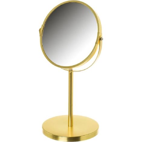 Miroir rond à poser sur pied 34 cm (1/3)