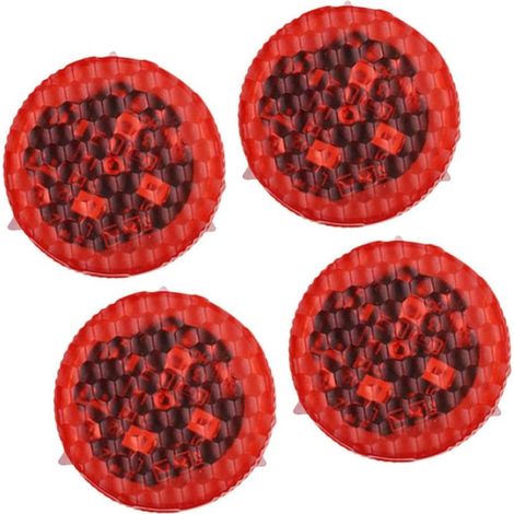 COLLBATH 4pcs Lampe de Sécurité Rouge pour Voiture à LED Haute (1/5)