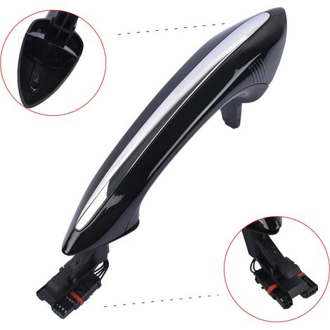 Schwarzer Türgriff vorne rechts außen 51217231932 für BMW F07, F10, F11 und F12 (1/4)