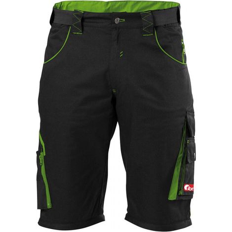 Bermudas Man 24.Noir/Lemon Green. Gr. 46