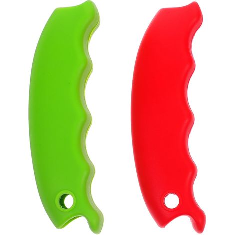Poignées de Transport en Silicone pour Paquet D'épicerie, Lot de 2, Confort Ergonomique Fatigue, Compatibles Universellement pour Courses et Voyages (1/5)