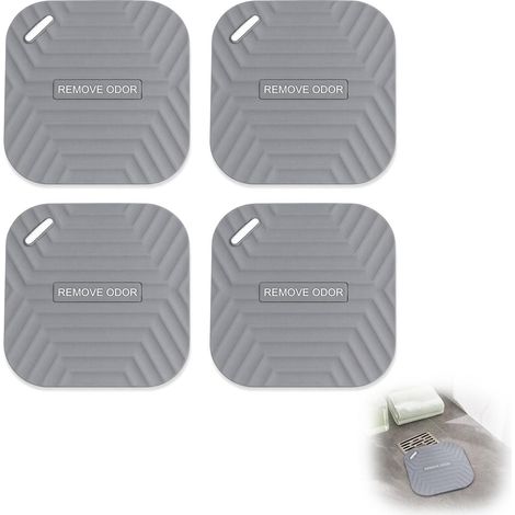 Bouchon Douche 4 15x15cm Silicone Anti Odeur Bonde Baignoire Évier (1/5)