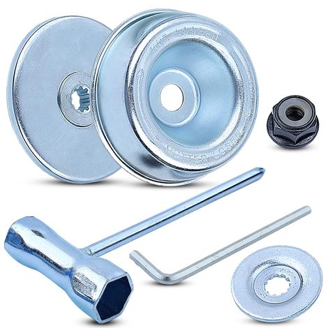 Tondeuse Stihl FS55 FS55R FS56 FS56RC FS70R FS80 FS85 FS90 FS90R FS94 FS100RX FS110 FS120 FS130 FS130R, rondelle de poussée, planche de conducteur, écrou de collier, clé (1/5)