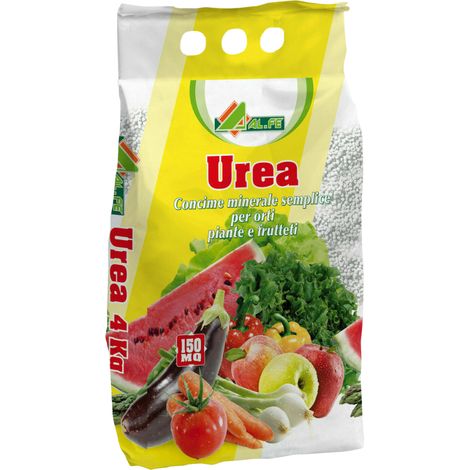 Urea 46% Concime Minerale Granulare Azoto Nutrimento per Piante e Orto 4 kg (1/2)