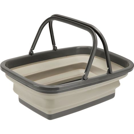 Cesta de la compra plegable, colores surtidos, 380 x 285 x 160 mm