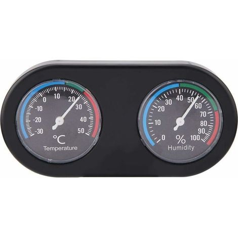 Mini-Analog-Temperatur-Hygrometer, rundes Thermometer-Hygrometer für Reptilien-Terrarien
