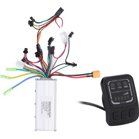 Kit de contrôleur pour vélo électrique 36V/48V 500W avec panneau d'affichage G20 (1/5)