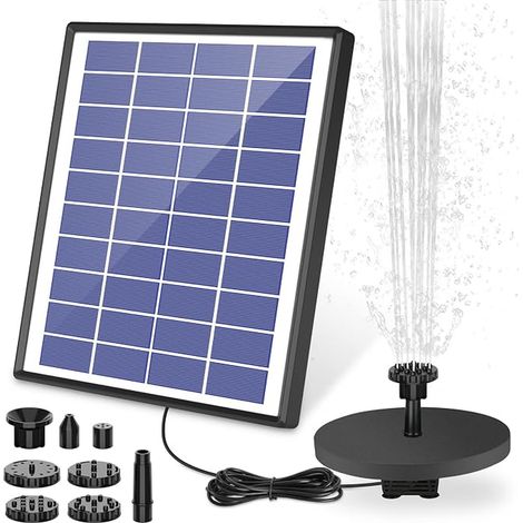 Fontaine Solaire Flottante 6,5 W Batterie (1/5)
