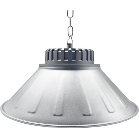 Cloche LED Industrielle 200W 120° Argent - Blanc Froid - SILUMEN