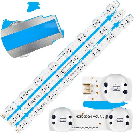 LED-Hintergrundbeleuchtungsstreifen, 520 mm Länge, 8 LED-Perlen pro Streifen, 6V Spannung pro LED, kompatibel mit mehreren TV-Modellen, (1/5)