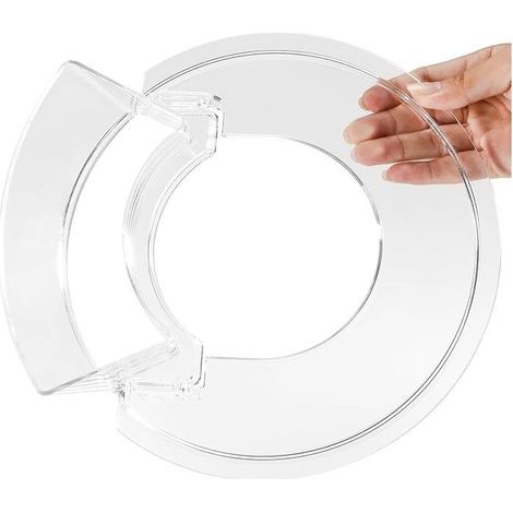 Parasplash pour KitchenAid - Protecteur anti-éclaboussures avec goulotte de versage amovible, adapté aux batteurs sur socle à levage par bol KitchenAid de 5,5 à 7 litres. (1/4)